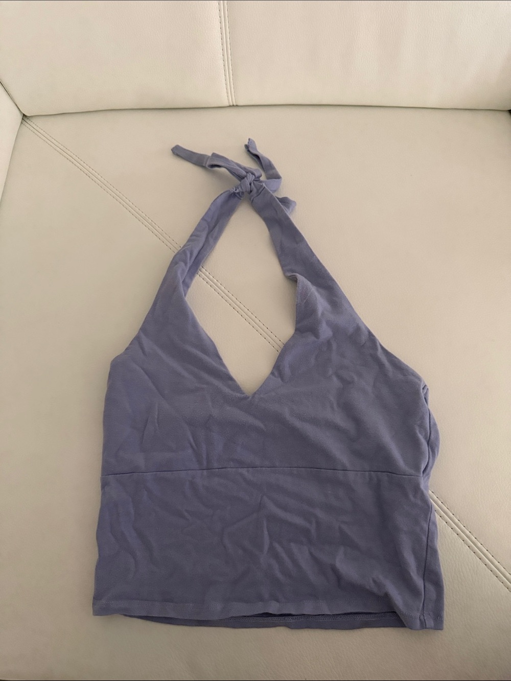 Hollister Lavender Halter Crop Top